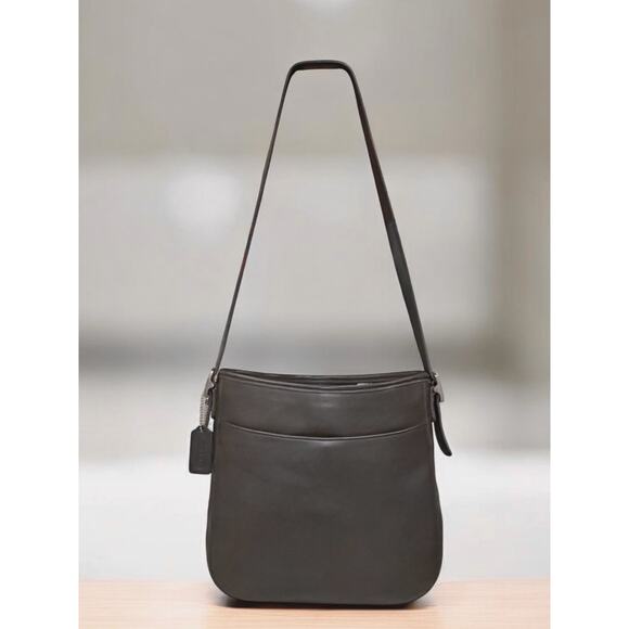 Coach Handbags - Vintage Coach 6003 Dark Grey Chelsea Hobo Bag